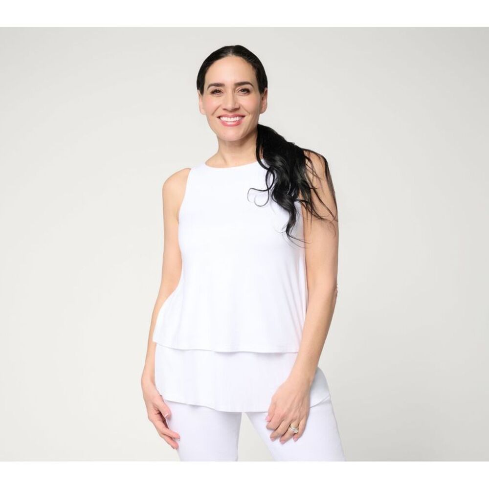 Liberare Women's Top Sz M Make Your Selection: Joan Rivers Bateau White A728660